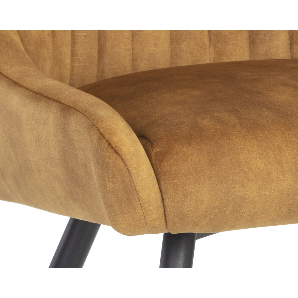 Chardon Nono Tapenade Gold Dining Chair